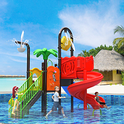 워터 슬라이드 놀이터 놀이공원 슬라이드 물놀이 장비 플라스틱 슬라이드 어린이 야외 놀이터 물놀이 - Product Image 3