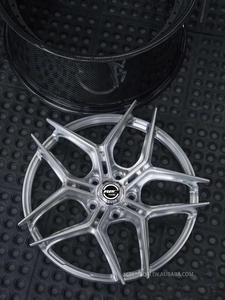 Cerchi Custom 2 pezzi ruote in fibra di carbonio in fibra di carbonio Ultra Light ruote da corsa in lega forgiato in fibra di carbonio - Product Image 4