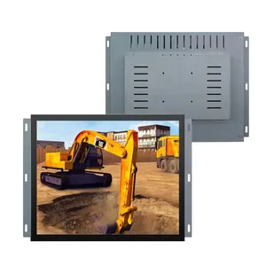 Layar Sentuh Port RS232 USB 19 Inci Layar LCD Persegi Monitor Industri Bingkai Terbuka Iklan