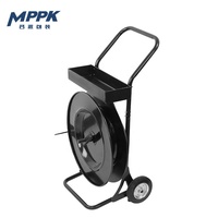 Outil de cerclage en plastique, machine de cerclage en plastique PET, outil de cerclage manuel PET, distributeur de chariot pour outils de cerclage de batteries