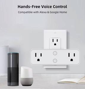 TY-2211W-US US Smart <b>Plug</b> Outlet Socket Surge Protector 10A Wall Mount Outlet Extender Multi <b>Plug</b> With Tray - Product Image 6