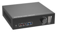 Compacto 60W Mini amplificador de potencia Bridgeable Estéreo Analógico RCA Hogar HI-FI Dante Networked 24V DC/PoE + Disparador remoto Metal