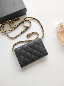 新款豪华紧凑型便携式防水防震零钱包菱形纹理皮革女式斜挎包手机钱包 - Product Image 2