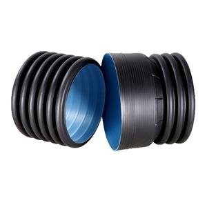 Tubería Subterránea Eléctrica DN200 DN315 DN400 SN8 SN16 PE100 HDPE, Tubería Corrugada de Doble Pared para Cableado - Product Image 1