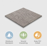 Dalles de moquette PVC à motif rayé, modernes, pour bureau, 50x50, revêtement de sol commercial pour zone de réception, résistantes aux rayures, adaptées aux animaux domestiques