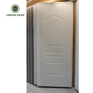 Portes intérieures en panneau HDF mélaminé blanc <span class=keywords><strong>de</strong></span> conception moderne avec isolation phonique pour hôpital, hôtel, salle <span class=keywords><strong>de</strong></span> bain, entrepôt, chambre à coucher - Product Image 5