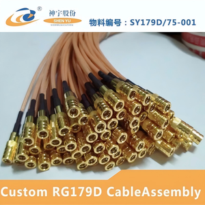 RG179 75Ohm câble coaxial à double blindage haute température prix <span class=keywords><strong>d</strong></span>'usine câble adaptateur <span class=keywords><strong>d</strong></span>'<span class=keywords><strong>antenne</strong></span> Offre Spéciale - Product Image 6