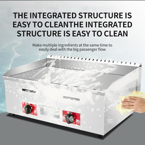<span class=keywords><strong>Freidora</strong></span> Eléctrica Comercial <span class=keywords><strong>de</strong></span> 10L con Plancha Eléctrica para Cocinar Pollo y Hamburguesas - Product Image 5