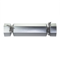 Crème pour les mains et le visage de Noël en forme de bonbon, design de luxe, biodégradable, avec emballage en carton doré/argenté