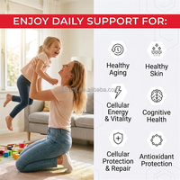 Compléments de longévité OEM 500mg, 60 capsules, soutien énergétique cellulaire, multivitamines, antioxydants