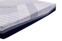 Matelas hybride silencieux à ressorts ensachés, soulagement de la pression, alignement de la colonne vertébrale, respirant, matelas Queen pour chambre à coucher