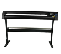 Plotter de corte de papel de pegatina de gráfico de vinilo de contorno semiautomático de 53 pulgadas con software
