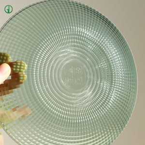 طبق زجاجي من البوروسيليكات بتصميم اسكندنافي آمن للاستخدام في الميكروويف وغسالة الأطباق مقاوم للحرارة وآمن للطعام بنمط مخصص - Product Image 2