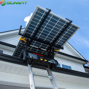 Thang máy cho vận chuyển tấm pin mặt trời Nhà cung cấp lợp PV mô-đun nâng máy người đàn ông nâng bậc thang nền tảng - Product Image 2
