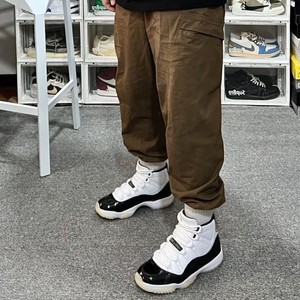 Chaussures de basketball AJ11 Cool Grey fabriquées à Putian, en cuir véritable, respirantes et légères, édition 11e, Big Demon - Product Image 4