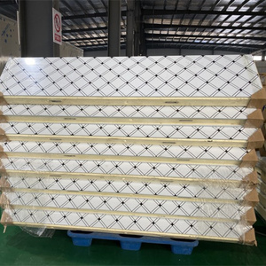 Panneau en PU rigide isolé de conception industrielle de haute qualité 15mm d'épaisseur 0.4mm Panneaux sandwich en polyuréthane en acier de couleur pour chambre froide - Product Image 2