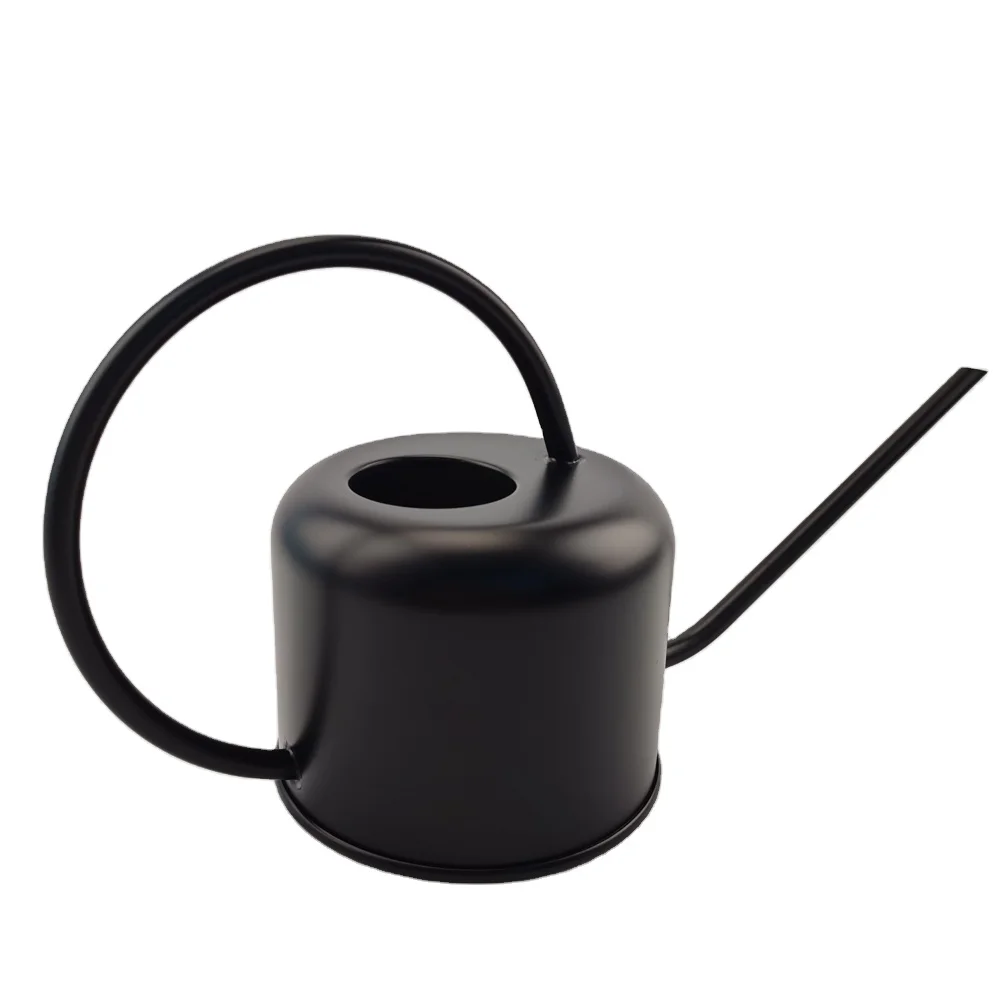 Garden Custom 1.0L Mini Household Stainless Steel Watering Can High Quality Long Spout Planting Pot With Portable Handle