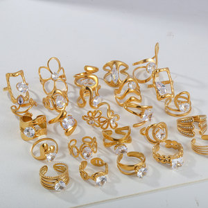 Anillos de Acero Inoxidable 18k al por Mayor, Accesorios de <span class=keywords><strong>Moda</strong></span> Populares, Anillos de Acero Inoxidable de Alta Gama - Product Image 3