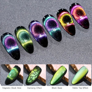 เจลทาเล็บแม่เหล็ก Cat Eye 9 มิติ ผู้ผลิต 1 กก. เจลทาเล็บยูวีแบบขายส่ง - Product Image 4
