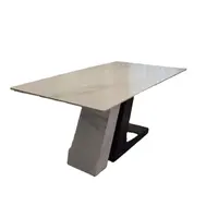 Stainless Steel + Carbon Rock Plate Extendable Oval Dining Table - China  New Style Table, Hot Sale Table