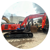 Offre Spéciale – Excavatrice d'occasion Hitachi ZX200 ZX210 20 tonnes, d'origine japonaise, faible nombre d'heures, sur chenilles, diesel, hydraulique, excellent état
