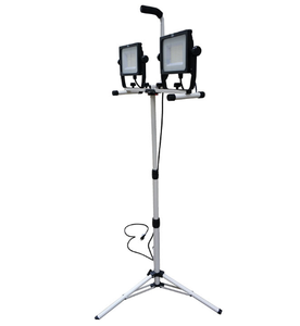 Chất Lượng Tốt Nhất Xách Tay Dual-Đầu 50W 5000 Lumen LED Nhẹ Lũ Lụt Làm Việc Ánh Sáng Với Kim Loại Đèn Nhà Ở Và Telescoping Tripod - Product Image 4