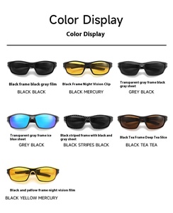 2025 Trendy Rectangle TR 90 Gafas <span class=keywords><strong>de</strong></span> sol polarizadas flexibles Deportes al aire libre Pesca AR Mirror Sunlens para adultos Mujeres Hombres - Product Image 3