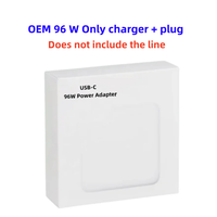 Adaptateur Secteur USB C 96W Original Chargeur Rapide pour MacBook Pro 14 16 Pouces Puce M1 M2 M3 M4 Air 2024 2025 Prise EU US UK Disponible