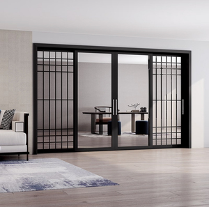 Hiện đại tùy chỉnh màu sắc Hidden theo dõi nhôm Túi trượt hệ thống cửa với Hoàn toàn giấu phần cứng - Product Image 5