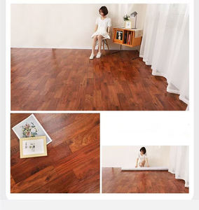 พื้นไวนิลพีวีซีเชิงพาณิชย์ สีขาวเงา ลายหวาย ติดตั้งด้วยกาว กันน้ำ กันลื่น สำหรับใช้ในร่ม สำหรับกีฬา รับประกัน 5 ปี - Product Image 4