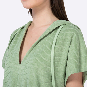 Vente en gros Vêtements <span class=keywords><strong>de</strong></span> nuit à capuche longs en coton doux grande taille à manches courtes pour femmes Chemises <span class=keywords><strong>de</strong></span> nuit - Product Image 4