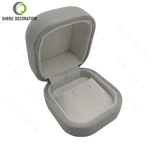 Estuche de Terciopelo de Lujo Personalizado para Joyería, Estuche de Terciopelo para Anillos, Estuche de Terciopelo para Pendientes, de Fábrica Original - Product Image 3