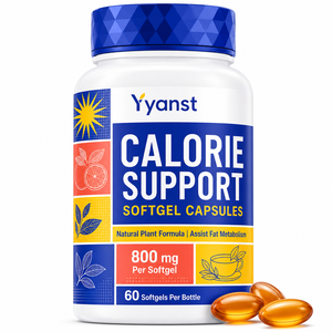 Capsules molles de soutien calorique 800mg 60 gélules Formule végétale Thé Vert Agrumes Gingembre Produits OEM de santé sous marque privée - Product Image 1