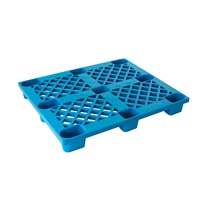 Palette en plastique robuste 1200x1000 HDPE Euro du fabricant chinois Palette en plastique à entrée à 4 voies pour le stockage en entrepôt