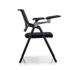 Modern Metal Frame Mesh Fabric Armless <b>Foldable</b> Stacking Office <b>Chair</b> for Conference Room Guest Use - Product Image 2