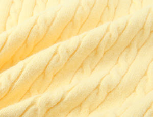 <span class=keywords><strong>Cardigan</strong></span> da <span class=keywords><strong>Donna</strong></span> <span class=keywords><strong>Giallo</strong></span> con Collo a Girocollo, Lavorazione a Maglia, Monopetto, Motivo Intrecciato, Maniche Lunghe, Stile Casual e alla Moda - Product Image 6