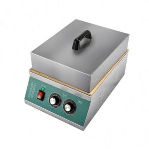 Foodstuff Processing Machinery Commercial Double Groups Souffle Machine Digital Souffle Pancake <b>Maker</b> for Snack Bar - Product Image 2
