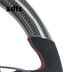 Volante de fibra de carbono personalizado para coches Cadillac ATS CTS XTS SRX CT6 <span class=keywords><strong>ATSV</strong></span> con palancas de cambio - Product Image 4