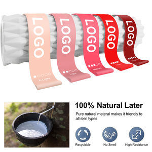 Juego de Bandas de Resistencia de Látex con Logotipo Personalizado, Bandas Elásticas de Ejercicio para Entrenamiento en Casa, Gimnasio, Yoga, Rehabilitación y Terapia - Product Image 2