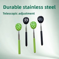 Grattoir à dos extensible double face en forme de cactus pour enfants et jeunes adultes, unisexe, pour gratter la tête et le dos