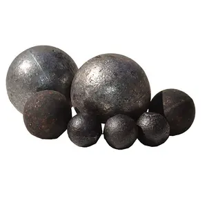 Gran oferta, Bola de medios de molienda de mineral de hierro forjado y fundición de acero de 20-150mm para fábrica de máquinas de molino de bolas para mina de planta de cemento