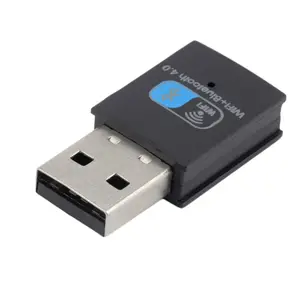 Adaptor USB 4.0 USB 2.0 Wifi Bluetooth, Adaptor Gigi Biru, Dongle Nirkabel USB Wifi BT4.0