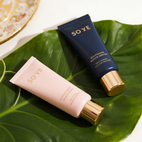 Tube souple en plastique personnalisé pour crème mains, visage et corps, finition brillante ou mate, contenances 15ml, 20ml, 30ml