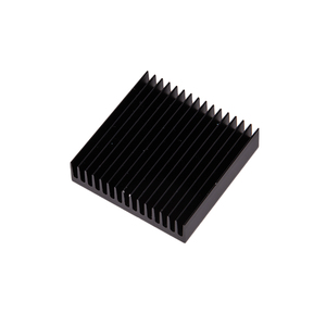 Certification ISO9001, usinage CNC de haute qualité, forgeage à froid, dissipateur thermique en aluminium anodisé noir 6063 T5 personnalisé - Product Image 3