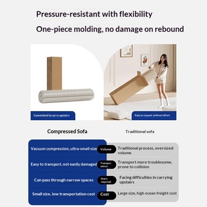 Poltrona Lazy Bear in Stile Moderno, Divano Reclinabile in Tessuto a Righe, Comodo Arredo per <span class=keywords><strong>Soggiorno</strong></span> e Camera da Letto - Product Image 4