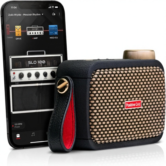 Positive Grid Spark GO 5W Ultra-Portable Smart Guitar Amp Headphone Amp for Speaker App Electric Guitar Acoustic Bass