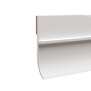 Bande d'étanchéité pour bas de porte en PVC et silicone, insonorisante, design minimaliste, installation par vis, pour l'étanchéité des portes et fenêtres - Product Image 1