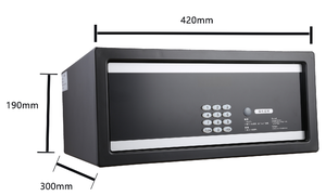 Caja fuerte de acero y metal ignífugo con cerradura de llave TTlock con contraseña de gestión de aplicaciones para uso en hotel, apartamento y oficina - Product Image 5
