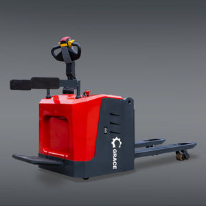 इलेक्ट्रिक स्टेकर 1.5ton 2ton पूर्ण बिजली हाइड्रोलिक फूस की स्टेकर पु पहिया कांटा लिफ्ट ट्रक - Product Image 6