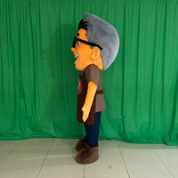 Costume de Mascotte Gonflable Personnage de Dessin Animé Garçon Homme Tendance pour Événement - Fabricant de Mascottes